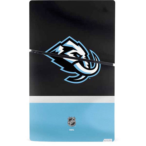 NHL Utah Mammoth Striped Jersey PS5 Slim Digital Edition Console Skin